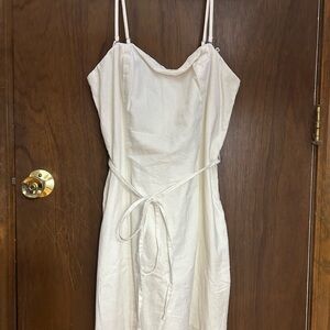 Abercrombie & Fitch Strapless White Dress